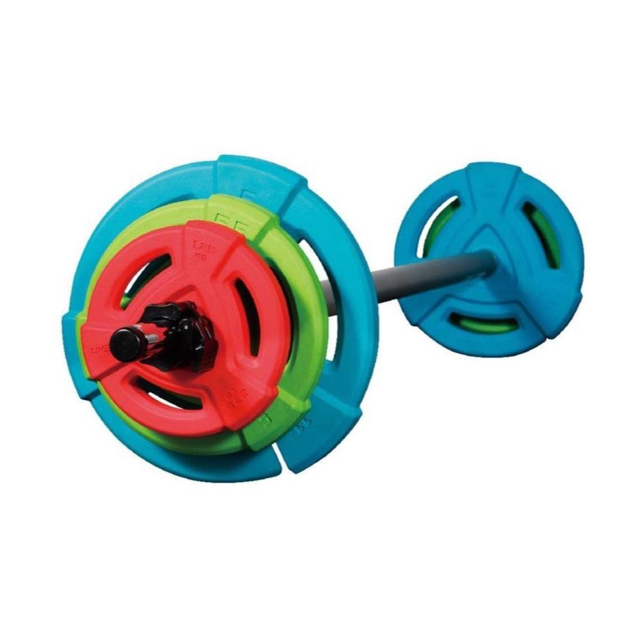 LIVEPRO Pump Langhantelset Gummi 20 KG 40 KG – Benneaux GmbH