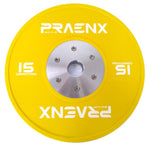 PRAENX Competition Bumper Plate, Gummi, Farbig, Stückverkauf