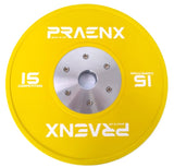 PRAENX Competition Bumper Plate, Gummi, Farbig, Stückverkauf