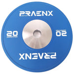 PRAENX Competition Bumper Plate, Gummi, Farbig, Stückverkauf