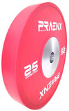 PRAENX Competition Bumper Plate, Gummi, Farbig, Stückverkauf